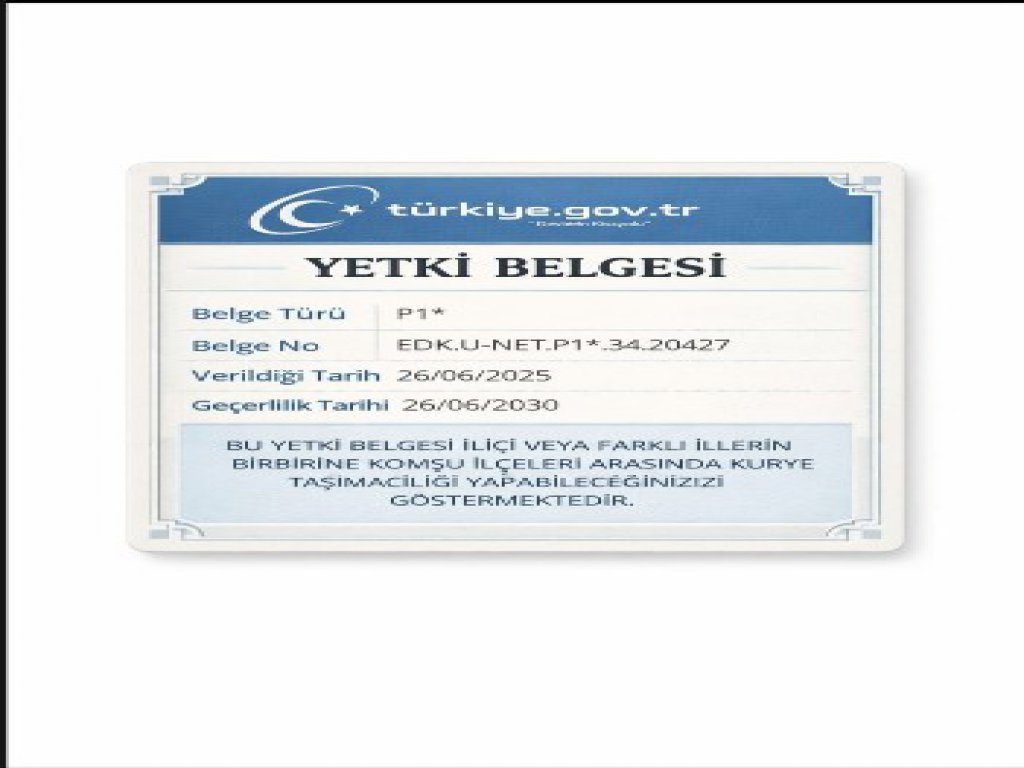 P1 ve K2 Yetki Belgelerimiz - Yasal Taşımacılık Güvencesi